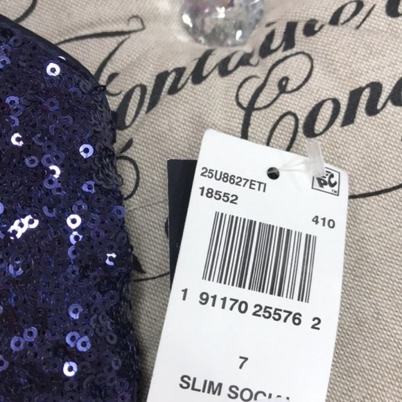 Trixxi Juniors' Surplice Sequined Dress - Picture 4 of 8